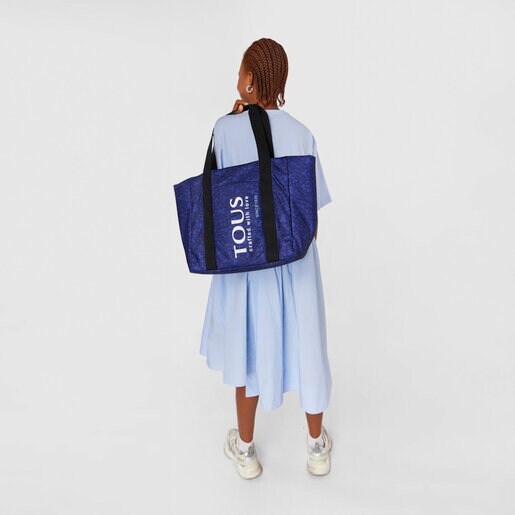 תיק סל Kaos Mini Evolution בגודל גדול מניילון בצבע סגול