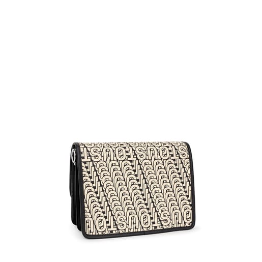 Medium beige and black Audree Crossbody bag TOUS Vera