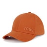 Orange Cap TOUS Logo Metal