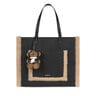 Large black Amaya Aviator Shopping bag