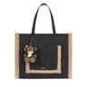 Large black Amaya Aviator Shopping bag