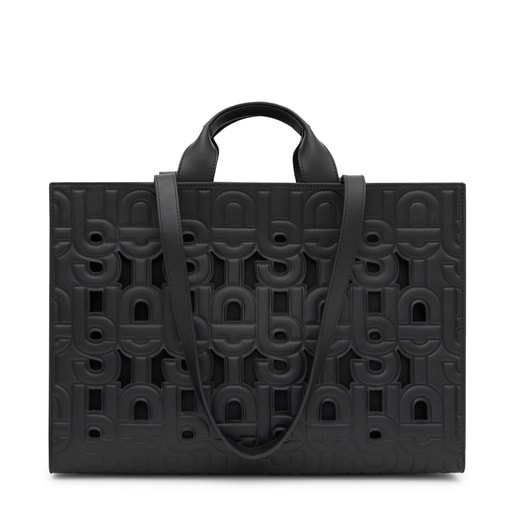 Large black Amaya Shopping bag TOUS MANIFESTO CUT
