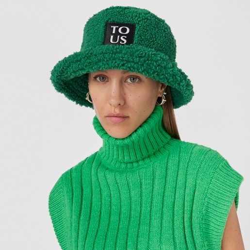 כובע דלי TOUS Pop Warm בצבע ירוק