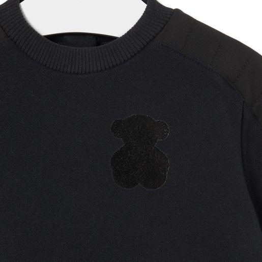 Bear sweatshirt in Party black