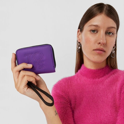 ライラックカラーのコインパース TOUS Balloon Soft