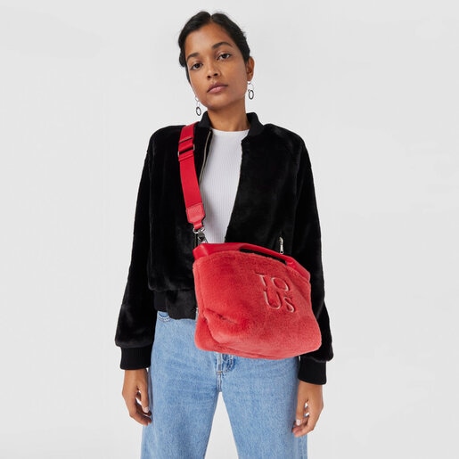 Small coral-colored TOUS Balloon Wild Tote bag