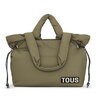 Duża torba z rączkami w kolorze khaki TOUS Carol Soft