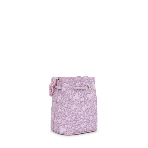 Fiołkowo-różowa torebka typu worek Kaos Mini Evolution