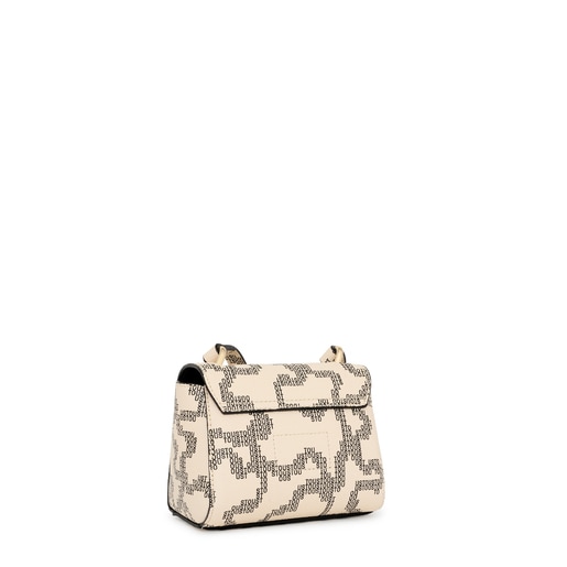 Beige Kaos Pix Mini crossbody bag