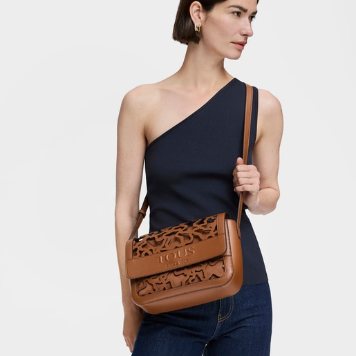 Коричневая сумка-кроссбоди Amaya Kaos Shock