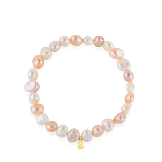 Pulsera de oro y perlas cultivadas barrocas TOUS Pearls