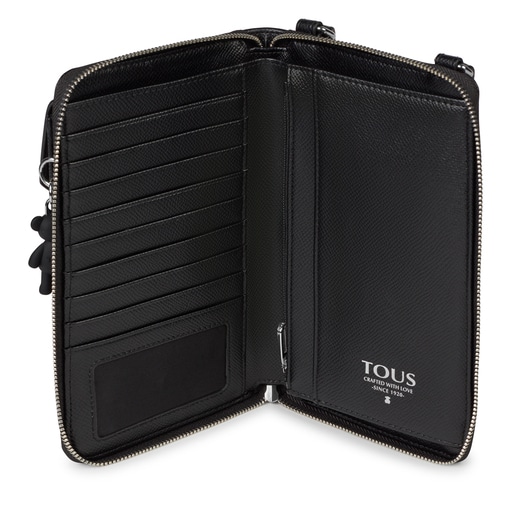 Black T Pop Cell phone cover and Hanging wallet