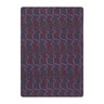 Dark gray and burgundy Blanket TOUS Bear Waves