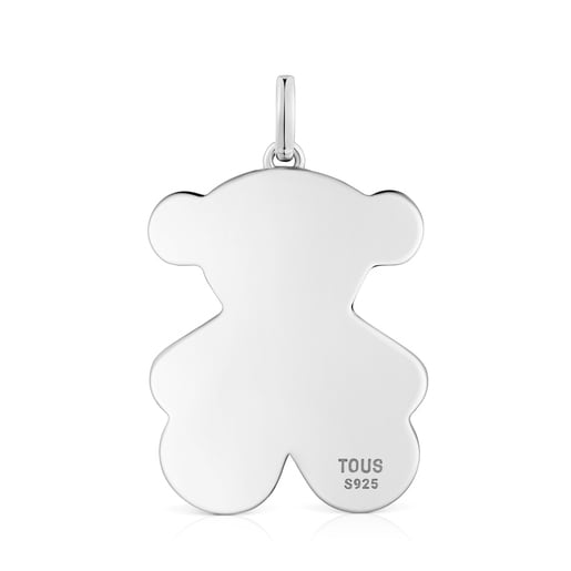 Medium 29mm silver bear Pendant Sweet Dolls