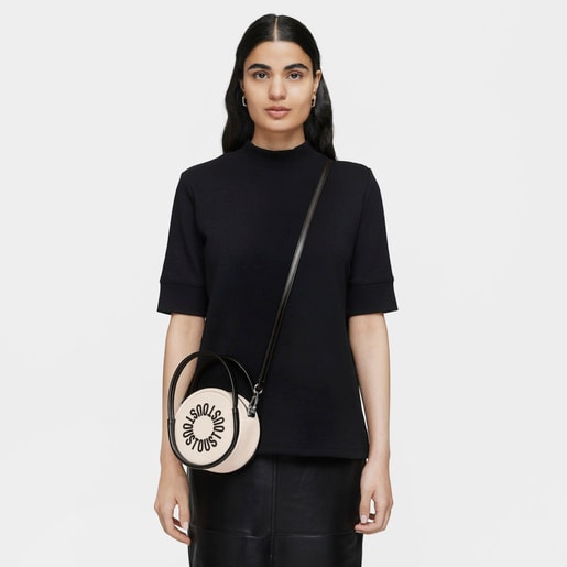 Mini sac à bandoulière beige TOUS Miranda Soft