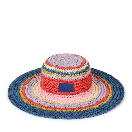 Cappello color malva Stripes