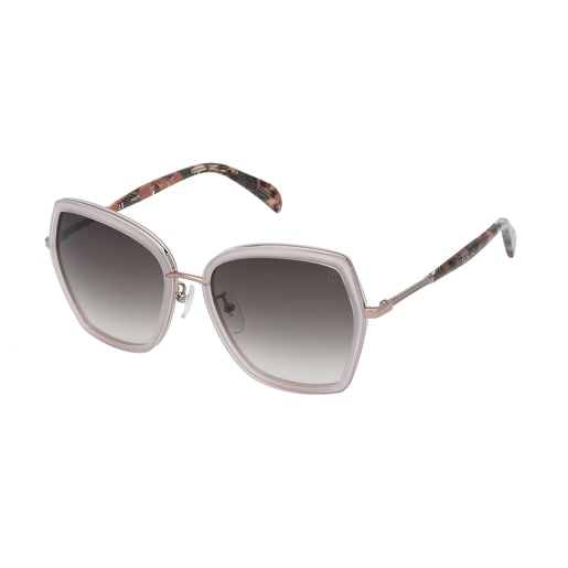 Gafas de sol Square Mesh rosa