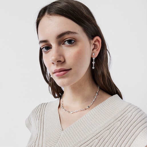 Серебряное колье Mini Icons