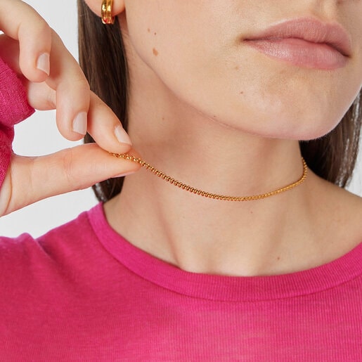 チェーンネックレスTOUS Chains　ゴールドコーティング / 45cm