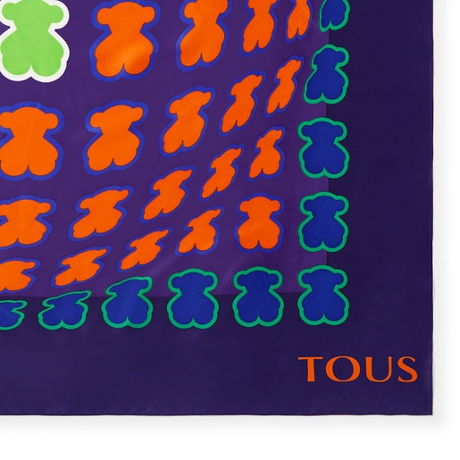 Pañuelo de poliéster negro TOUS Nisia