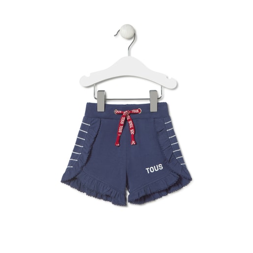 Short de niña Casual azul marino