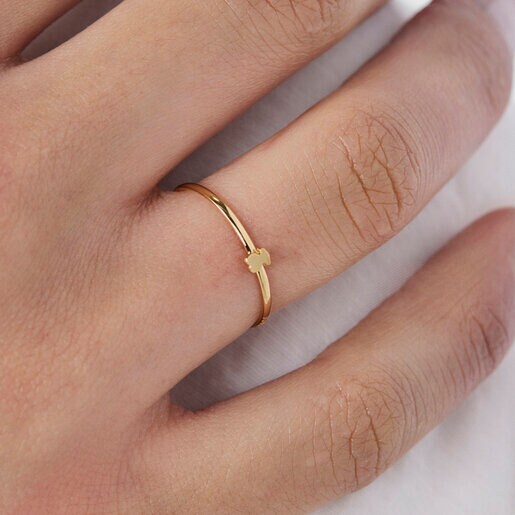 טבעת Cool Joy של TOUS עם עיטור דוב