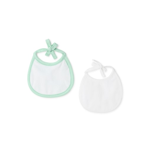 Baby bib set in Pic mist