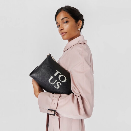Bandolera de piel negra TOUS Balloon