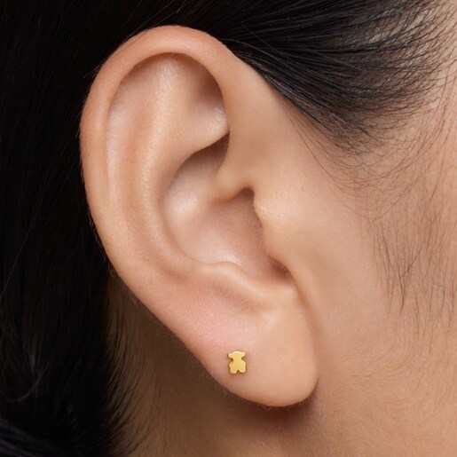 Piercing de oro 14 kt motivo oso 8 mm TOUS Basics