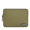 Funda para portátil caqui TOUS Carol Soft