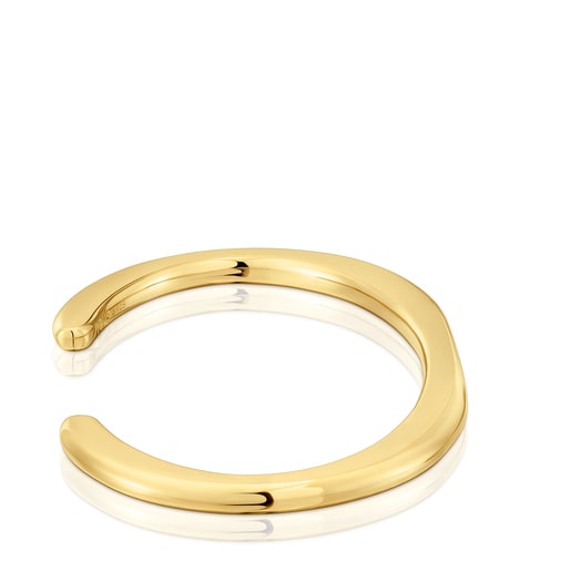 18kt gold plating over silver Bangle Line