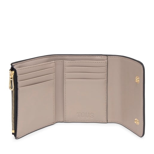 Dark gray Flap Card wallet Kaos Icon