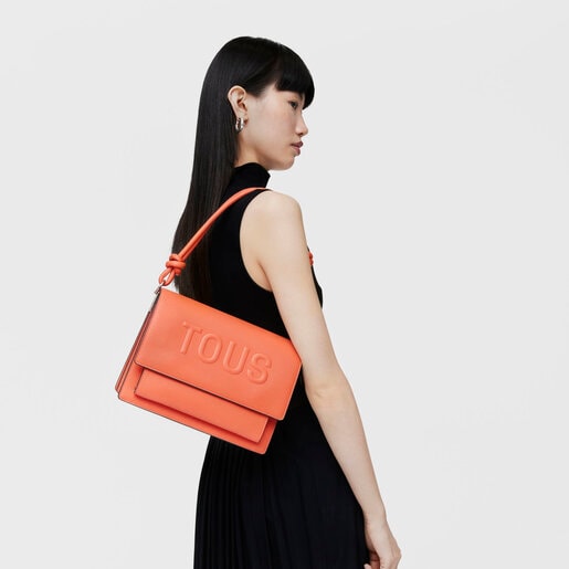 תיק צד TOUS La Rue New Audree בינוני בצבע כתום