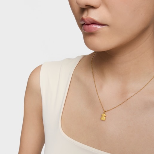 Gold Sweet Dolls Pendant mini Bear motif