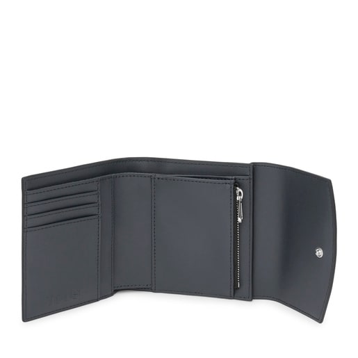 Dark gray Flap Card wallet TOUS Lucia