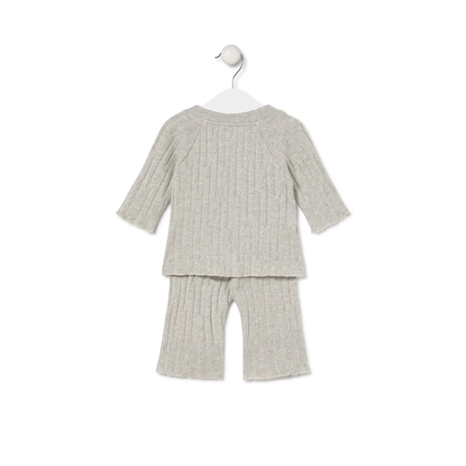 Baby outfit in Mini grey