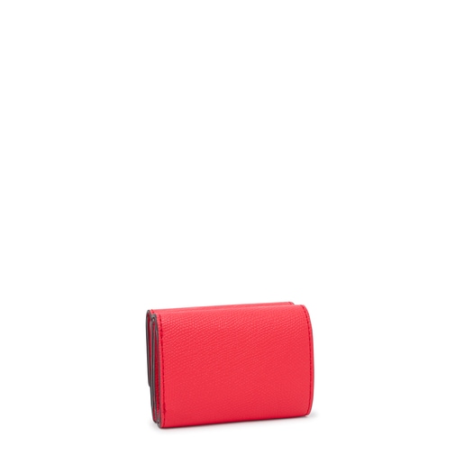 Kleines Portemonnaie mit Lasche TOUS Funny in Rot