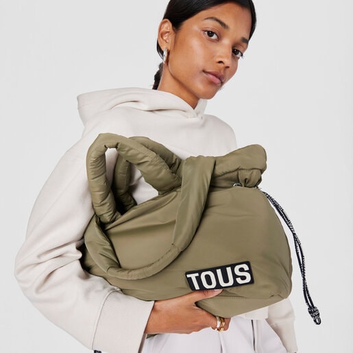 Large khaki Tote bag TOUS Carol Soft | TOUS