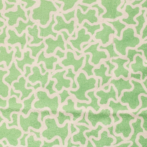 Toalla de playa niña Glit verde