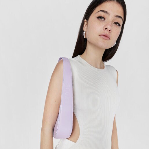 モーブカラーのTous Cecilia ショルダーバッグ