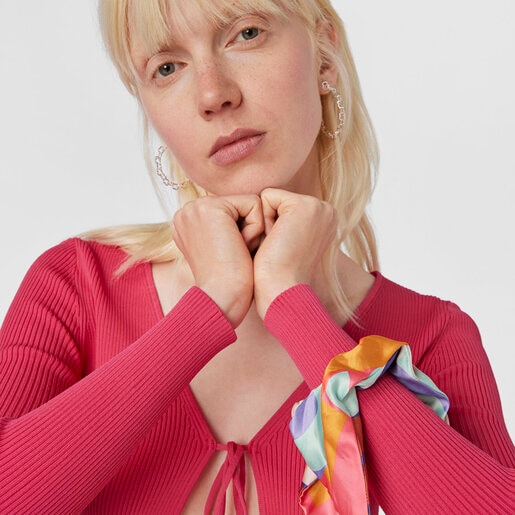 ベージュのヘアタイ TOUS Mimic