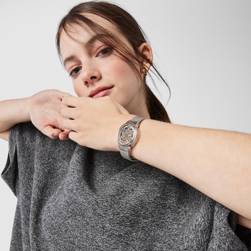 Автоматические стальные часы Rond