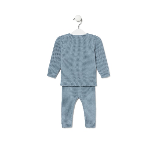 Baby outfit in Tricot blue