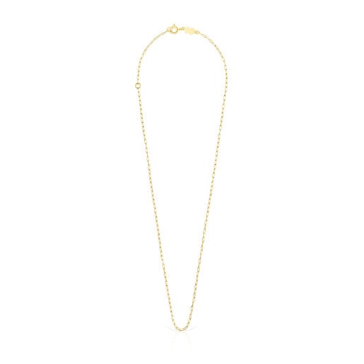 Silver vermeil TOUS Basics rectangular link Choker