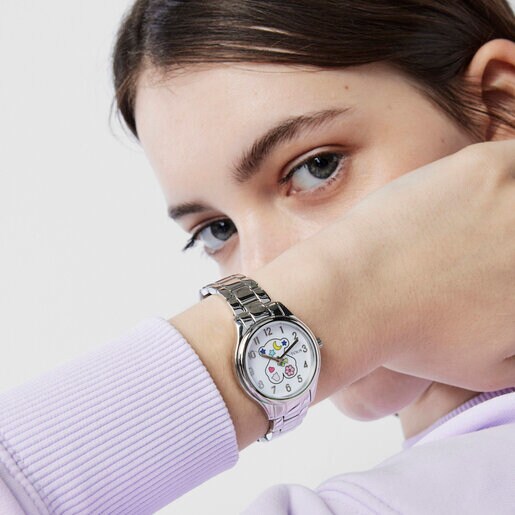 Reloj analógico Nit de acero