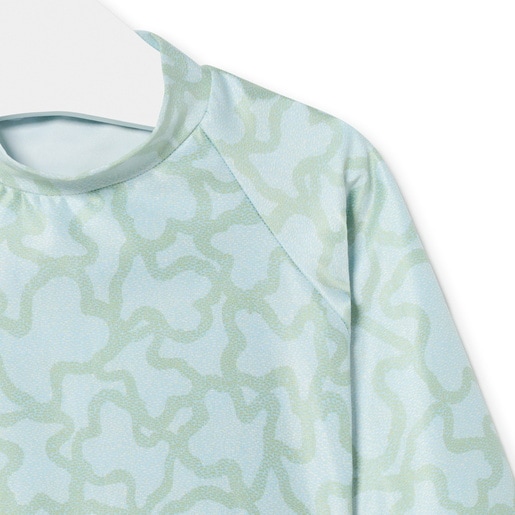 Camiseta de playa manga larga Kaos verde