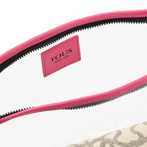 حقيبة كلاتش TOUS Kaos Summer بلون وردي