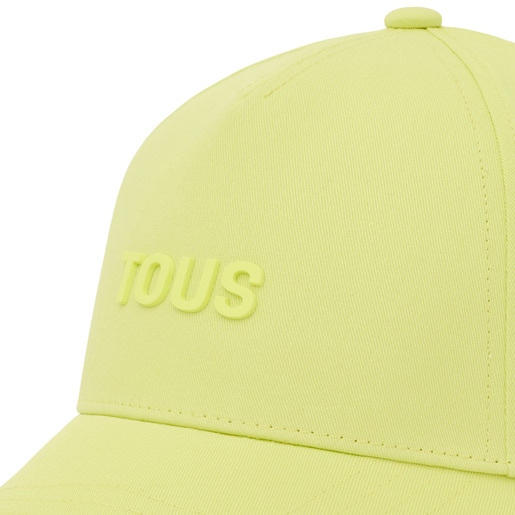 כובע TOUS Logo בצבע ירוק ליים