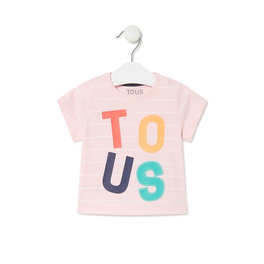 Girl's TOUS t-shirt in Casual pink