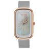 Reloj analógico con esfera de nácar y brazalete bicolor T-Band Club